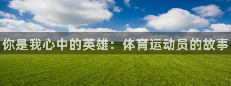 MK体育官网下载招商电话号码:你是我心中的英雄:体育运动员的